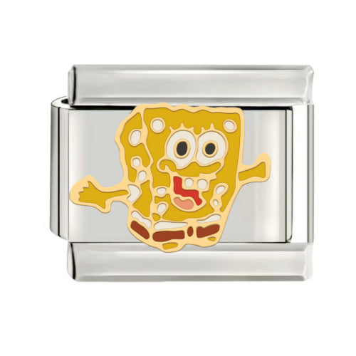 Wholesale  Italian Charm Bracelet 9mm DIY Oil-Drip Color Creative Stainless Steel Composable Bracelet