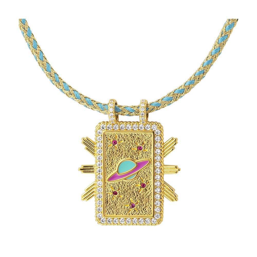 Wholesale Desert Wind Tarot Sun Moon Necklace ACC-NE-XuanChi004