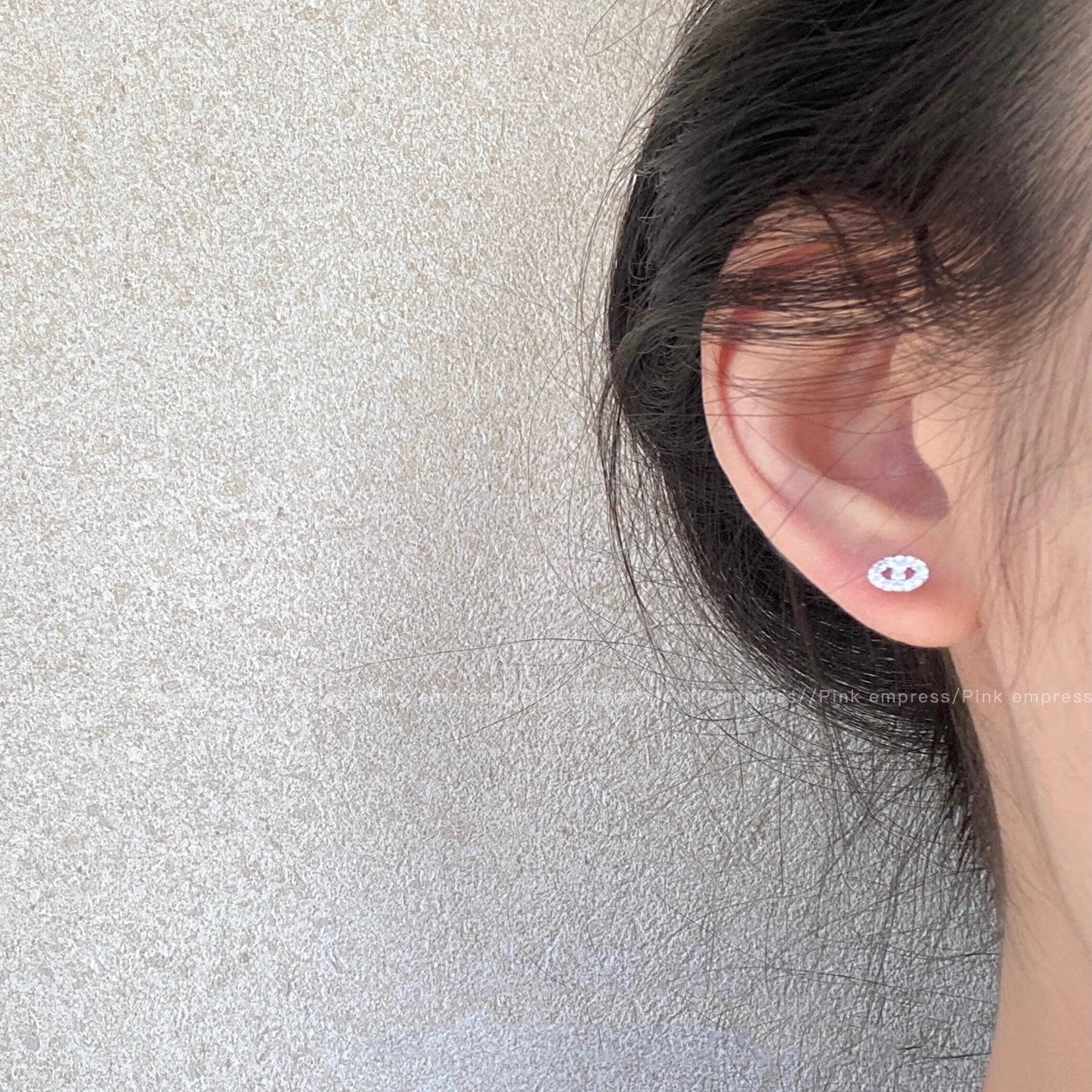 Wholesale Geometric Oval Rhinestone Ear Studs Fashion Accessory Party Wear Jewelry Gift