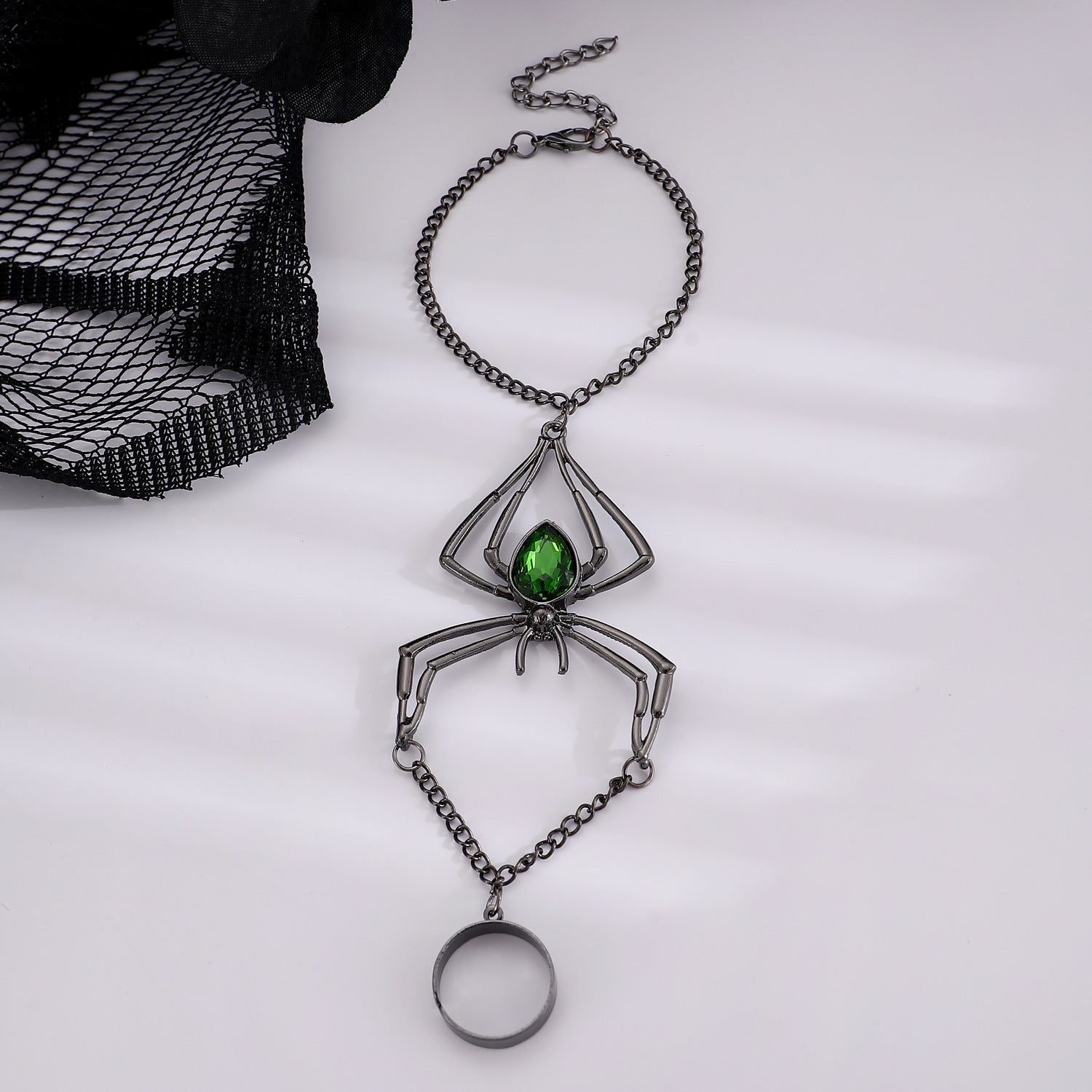 Wholesale  Gothic  Bracelet and Ring Set Trendy Jewelry Accessory Gift for Women