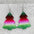 Wholesale Christmas 3D Acrylic Earrings