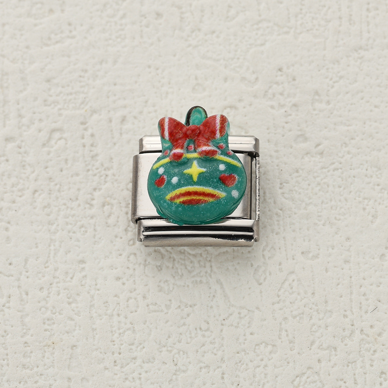 Wholesale 10pcs Italian Charm Bracelet 9mm DIY Splicing Christmas Collection Stainless Steel Composable Bracelet