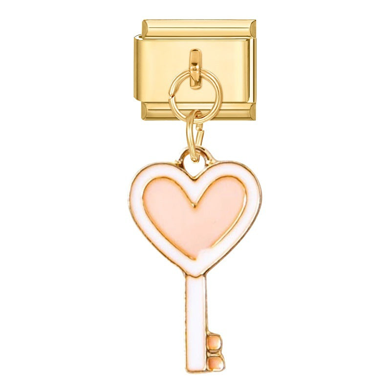 Wholesale 9mm Italian Charm Starter Bracelets DIY Pendant Style Stainless Steel Composable Bracelet