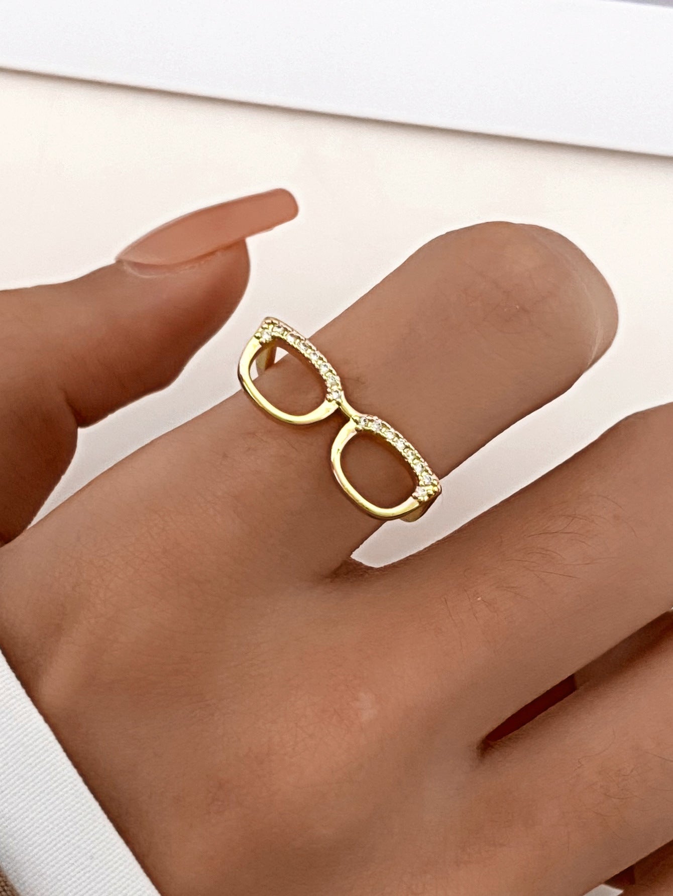 Wholesale love open Small Gold Watch Couple  Ring