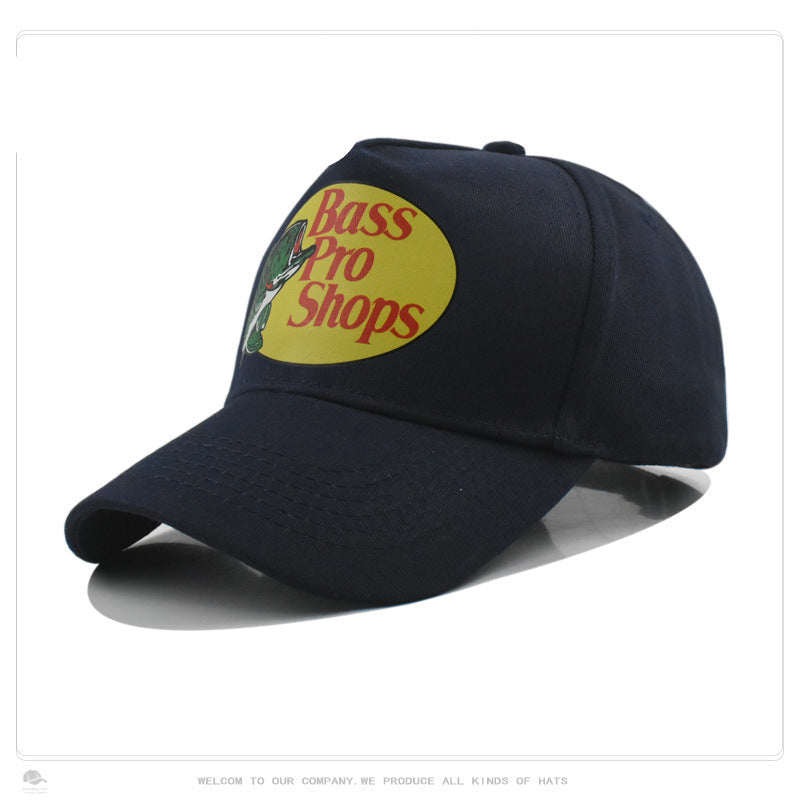 Wholesale Solid color printed outdoor fishing sun protection men' s baseball cap hat