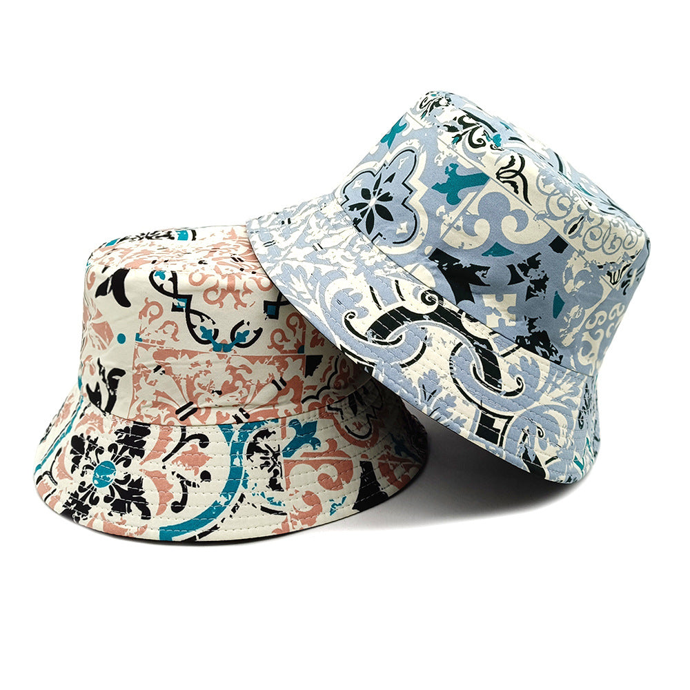 Wholesale Bohemian style double-sided fisherman hat bucket hat