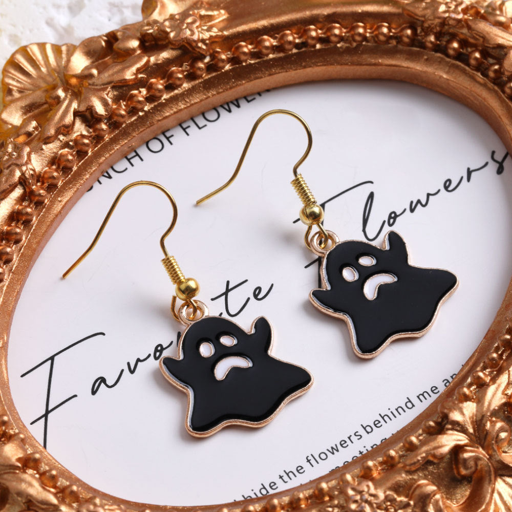 Wholesale Halloween earrings horror funny skull pumpkin ghost face earrings