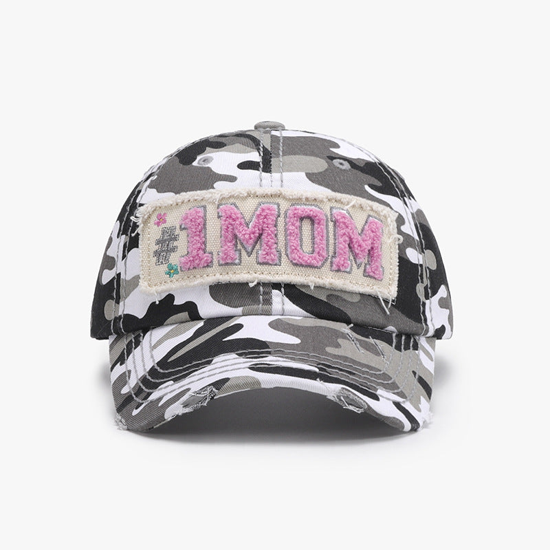 Wholesale Camouflage Soft Top MOM Baseball Cap Hat Mother's Day ACC-HT-MiAC003