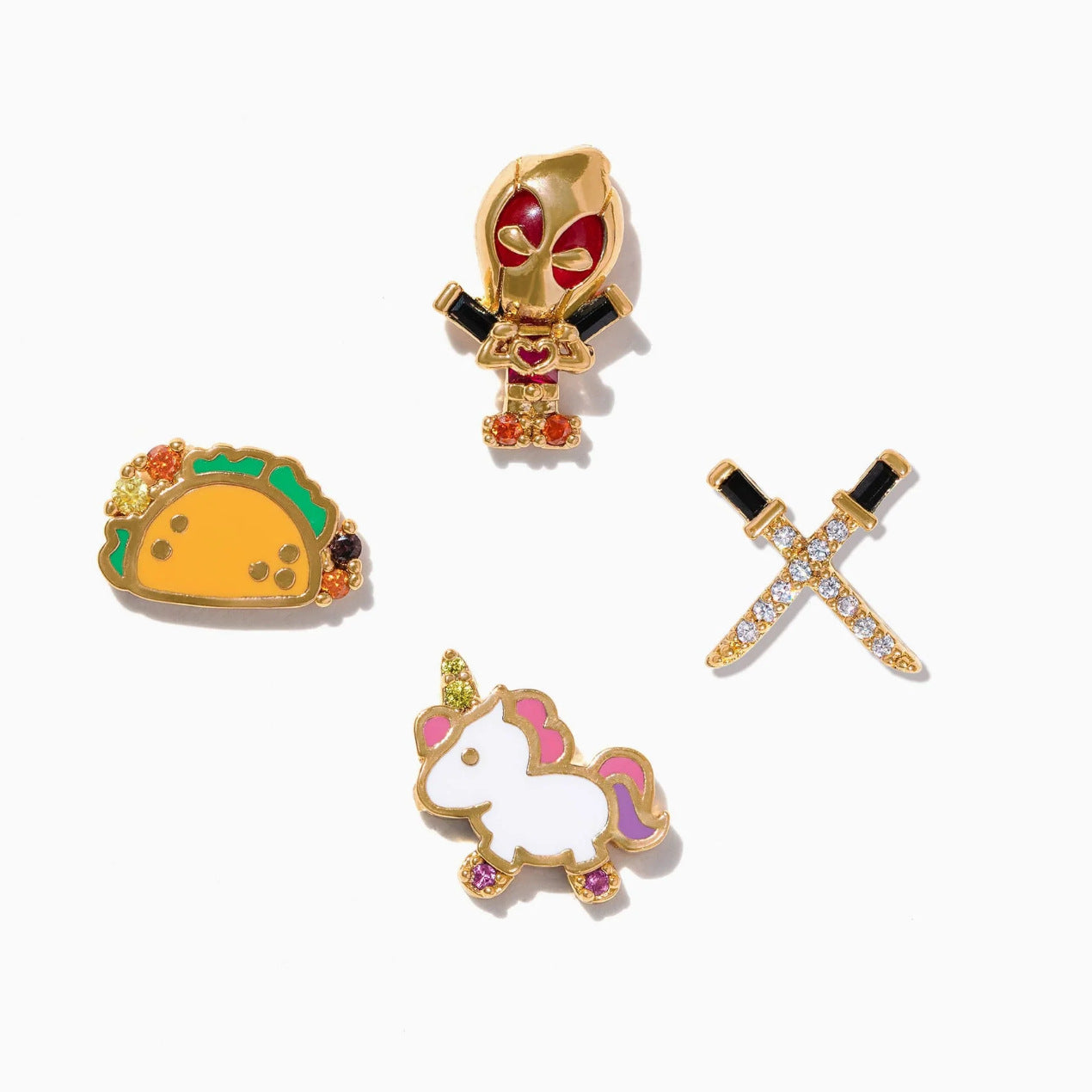 Wholesale Creative Oil Drop Inlaid Zircon Earrings ACC-ES-Xiny007