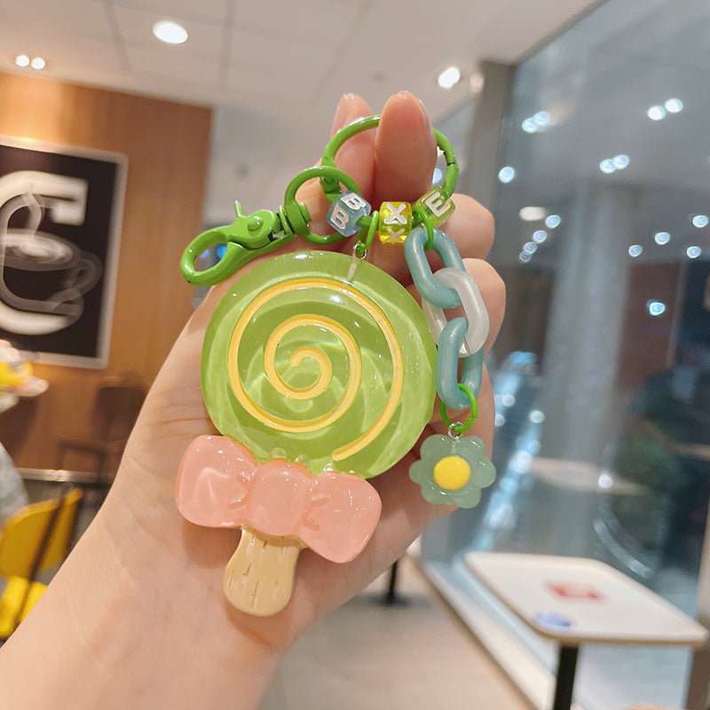 Wholesale Lollipop Resin Keychain Lanyard Keychain ACC-KC-ShuoT017