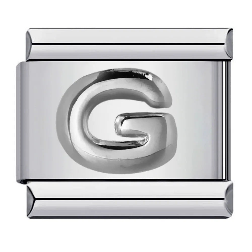 Wholesale Italian Charm Bracelet 9mm DIY punk Creative Stainless Steel Composable Bracelet