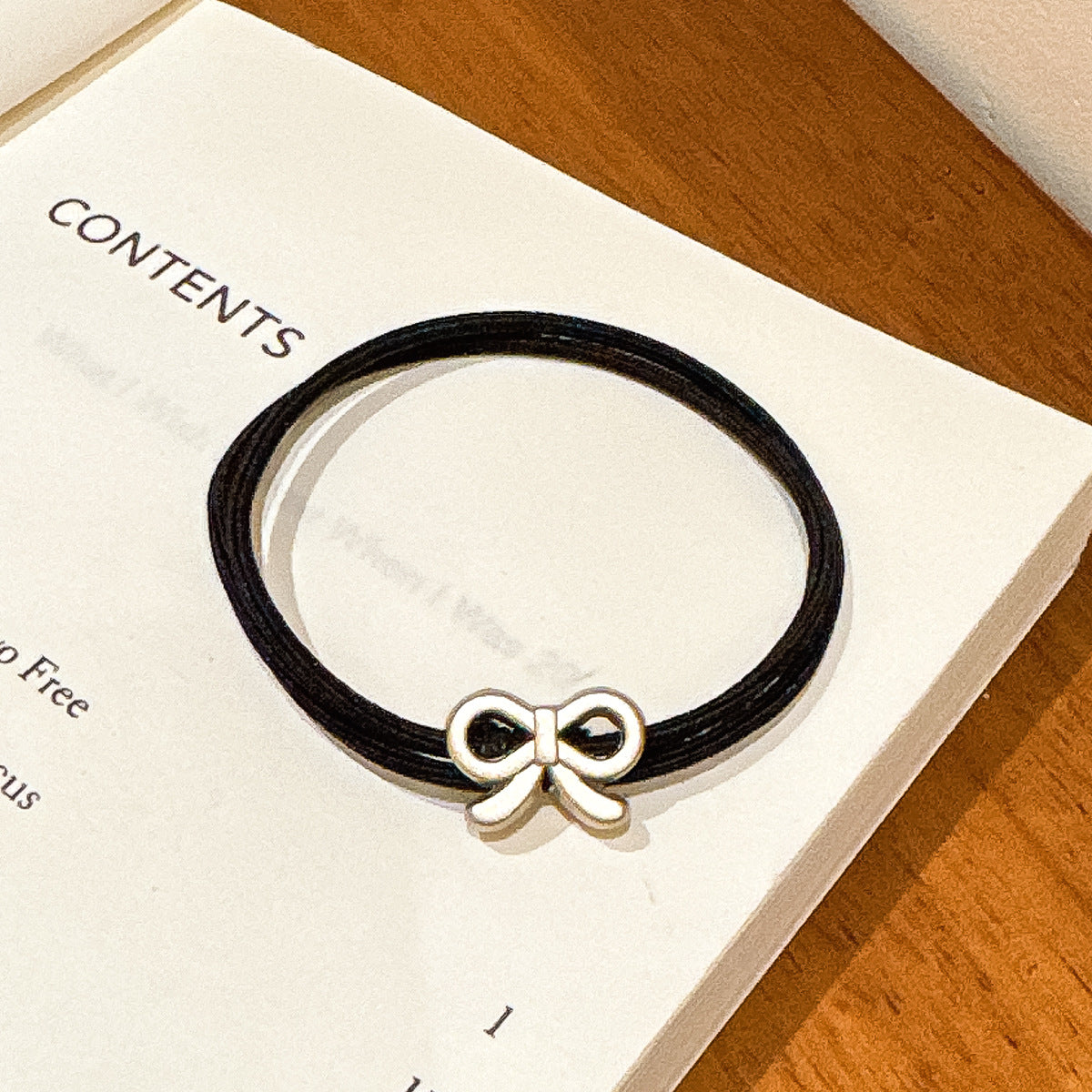 Wholesale 10pcs Simple Headband Small Rubber Band Durable Hair Tie Hair Scrunchies Bow Heart ACC-HS-Huidi005