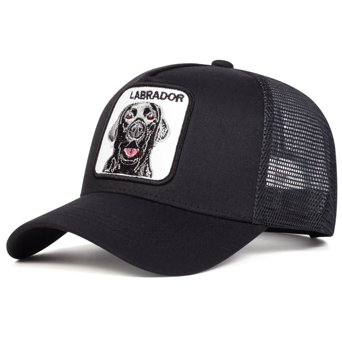 Wholesale  Animal Baseball Cap  Embroidery Trucker Black Panther Cock Wolf Hat