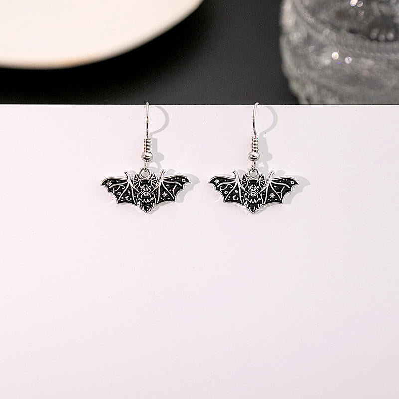 Wholesale Halloween Bat Alloy Earrings ACC-ES-MingXin003