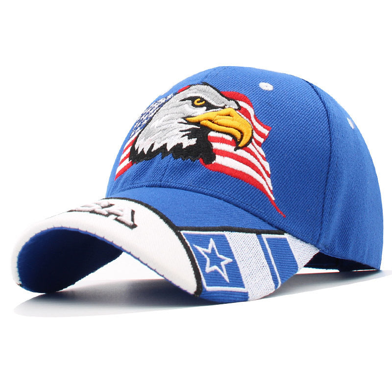 Wholesale  American flag eagle embroidered baseball cap