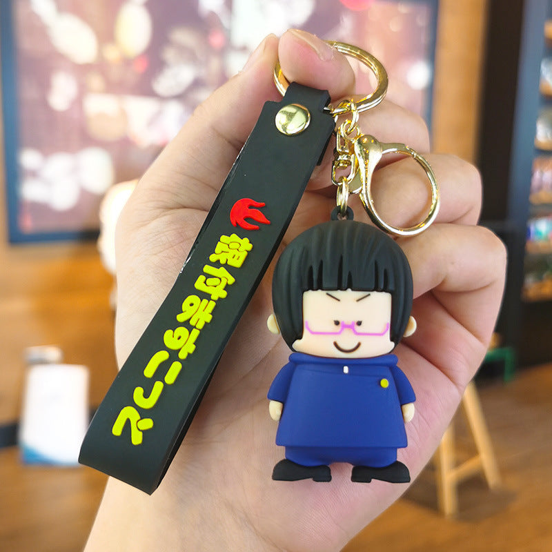 Wholesale Cartoon PVC Soft Keychain Cute Keychain ACC-KC-DingMing002