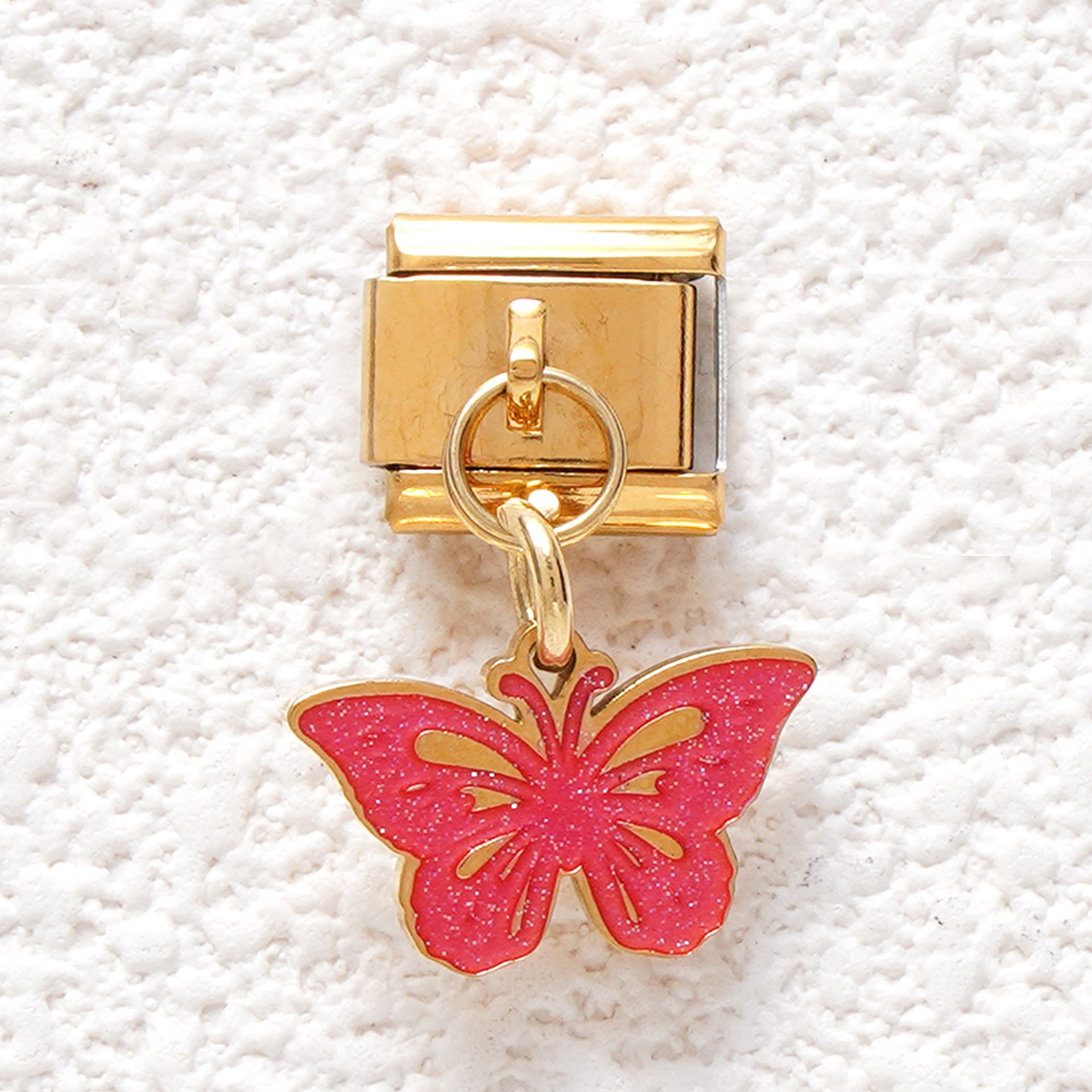 Wholesale Italian Charm Bracelet 9mm DIY Splicing Flower Series Stainless Steel Composable Bracelet