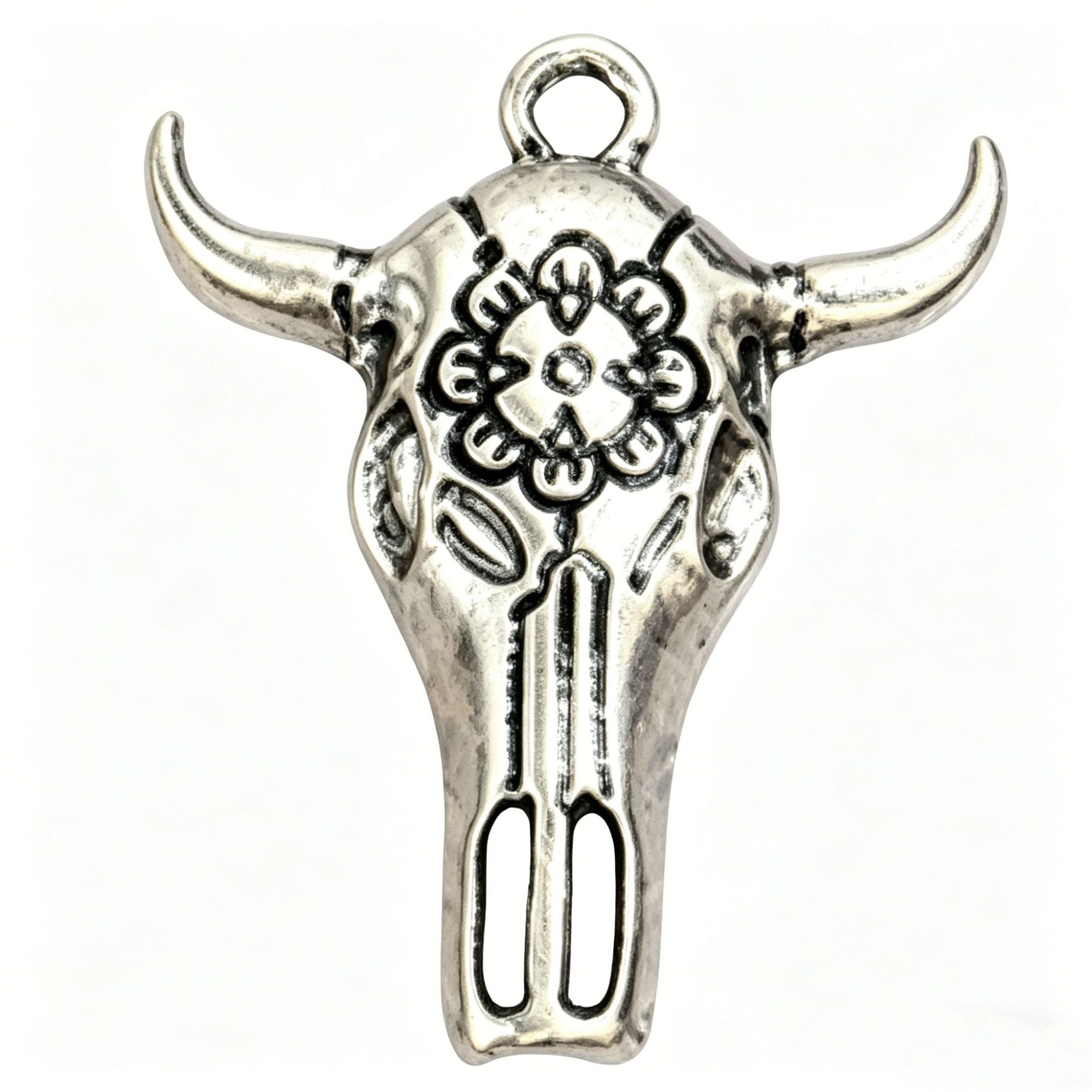 Wholesale Bohemian Retro Cowboy Boot Pendant Zinc Alloy Cow Skull Cactus Charm For DIY Jewelry Making