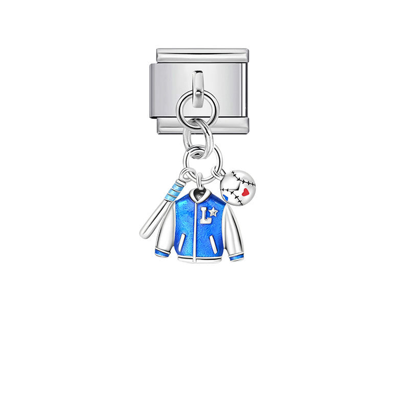 Wholesale Electroplated Alloy DIY Watch Accessories Detachable Combination Pendant for Gift Boutique Resale