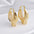 Wholesale  Light Luxury High-end Super Flash Crystal Ear Buckle Earrings
