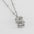 Wholesale  bubble letter necklace 18K stainless steel English letter pendant jewelry