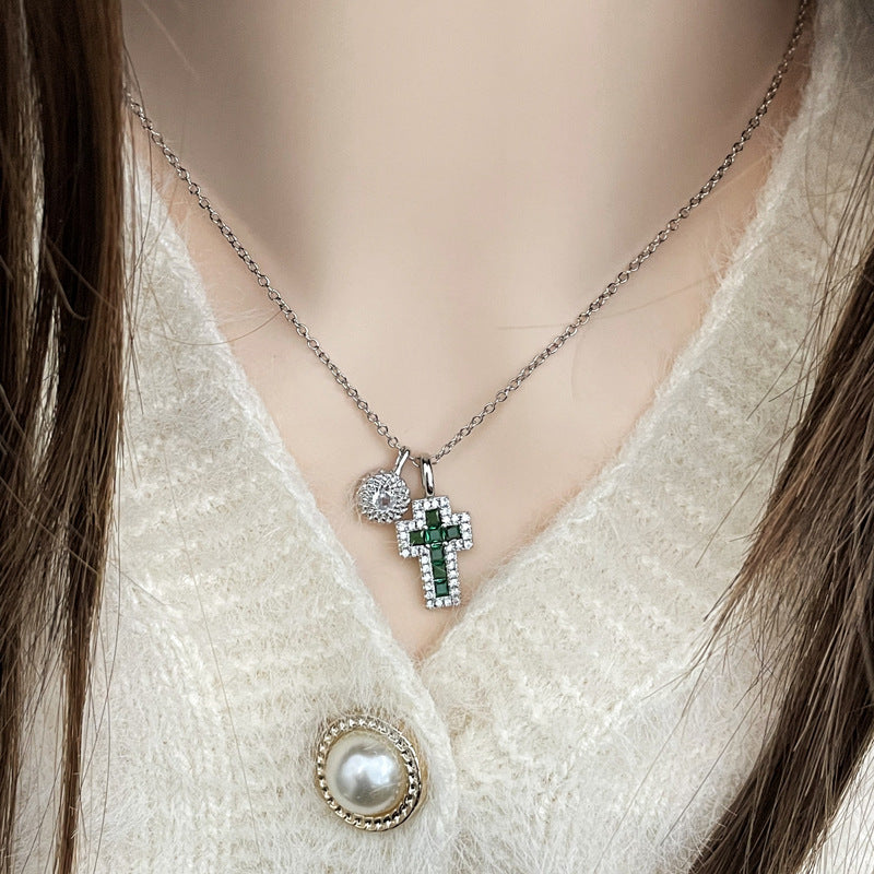 Wholesale  Butterfly Tassel  Cross Necklaces