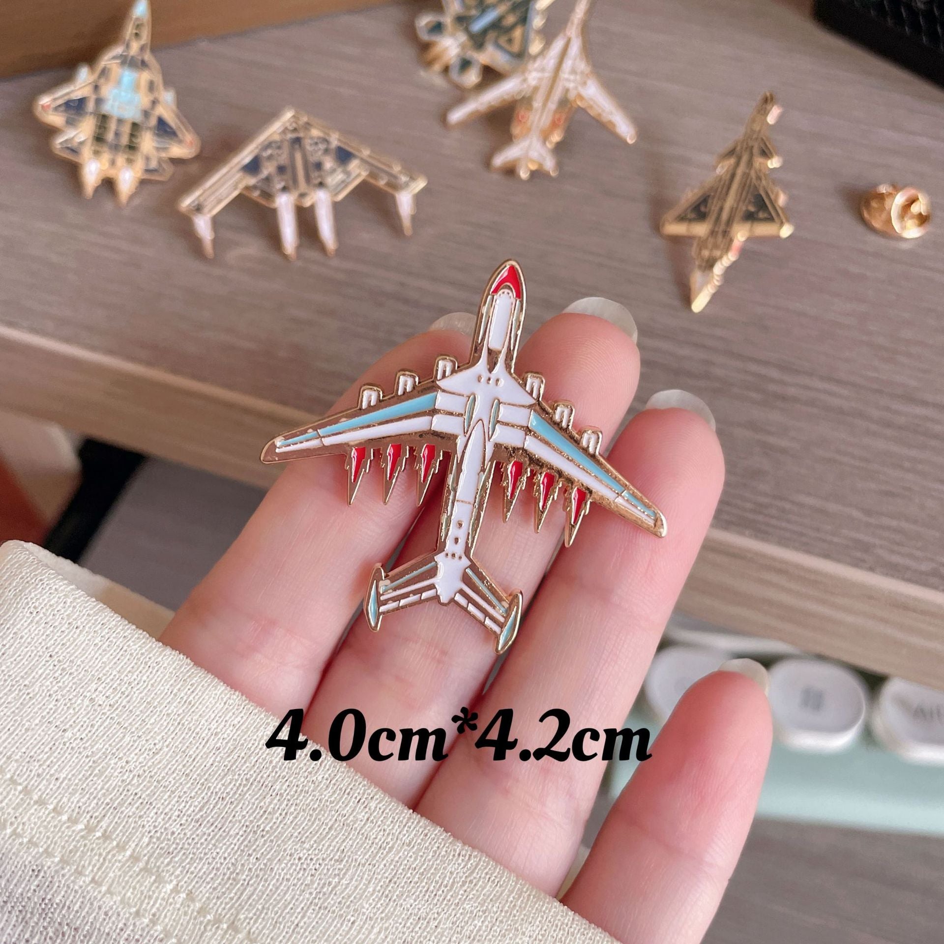 Wholesale model aviation aircraft metal Brooch