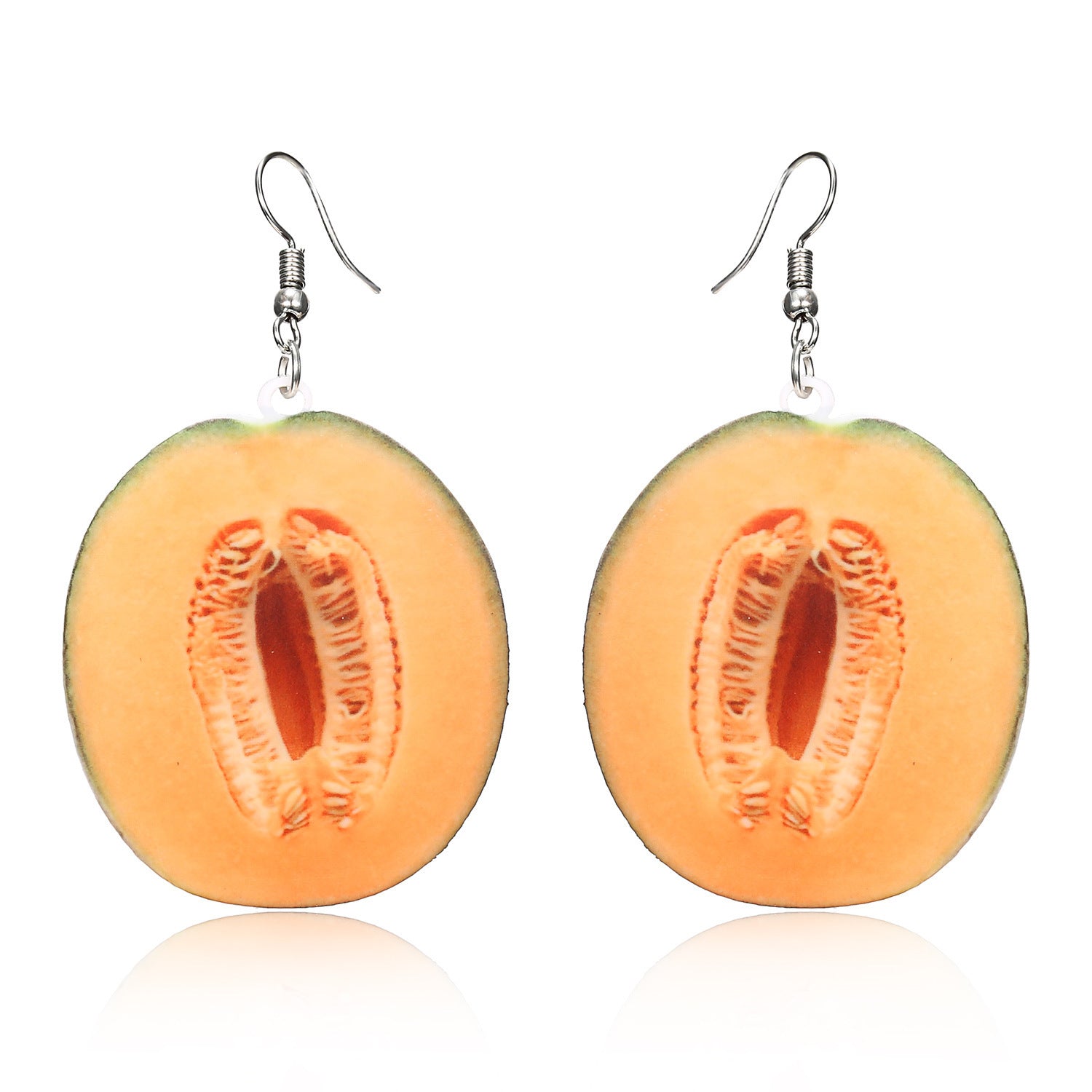 Wholesale Fruit-Shaped Acrylic Flat Earrings,  Cute Laser-Cut Jewelry Accessory for Women,  Boutique Resale