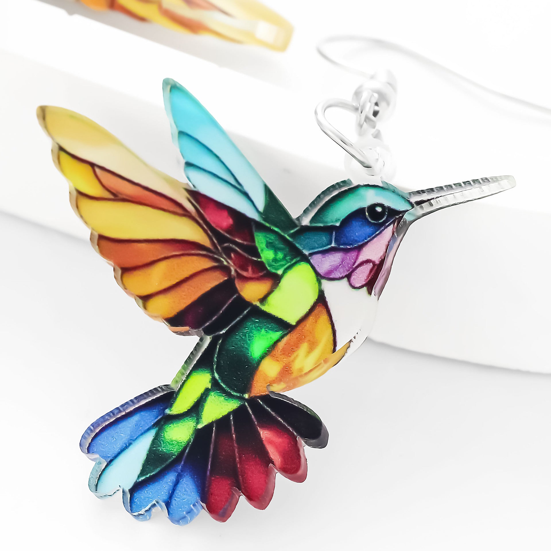 Wholesale Colorful Bird Acrylic Earrings