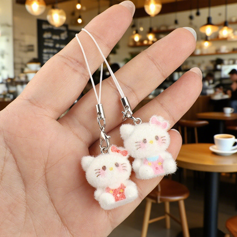 Wholesale Three-Dimensional Cat Pendant Keychains