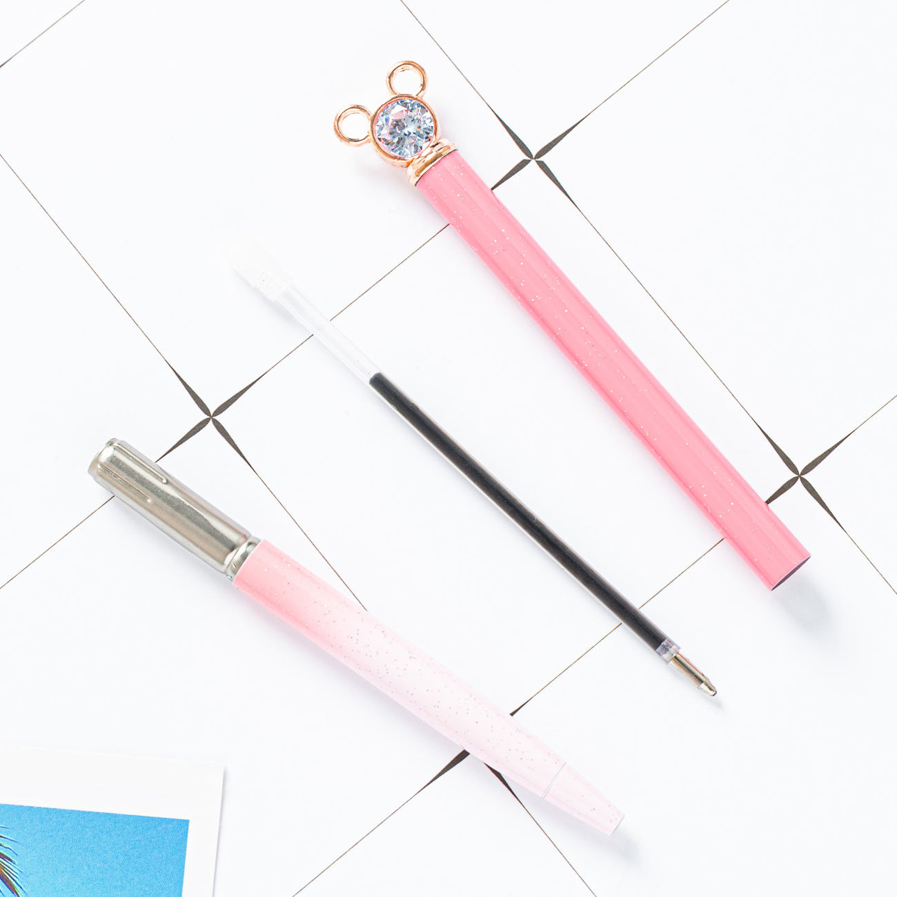 Wholesale Creative Cute Crystal Metal Pen
