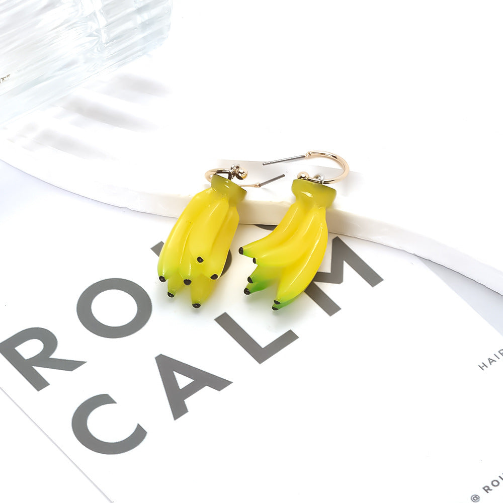 Wholesale Banana Pendant Earrings