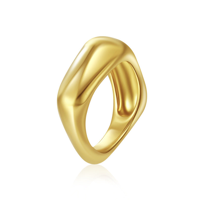 Wholesale Retro Diamond Ring Stainless Steel Fashion Accessory