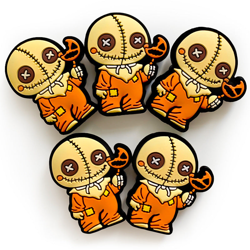 Wholesale 10pcs Halloween Cartoon Silicone Beads Focal Beads DIY Bead Pen Accessories ACC-BDS-WDX214