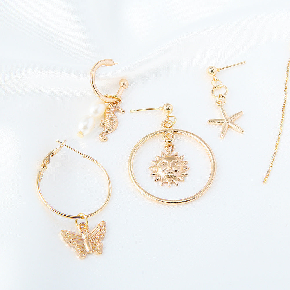 Wholesale Butterfly Pearl Earrings suit