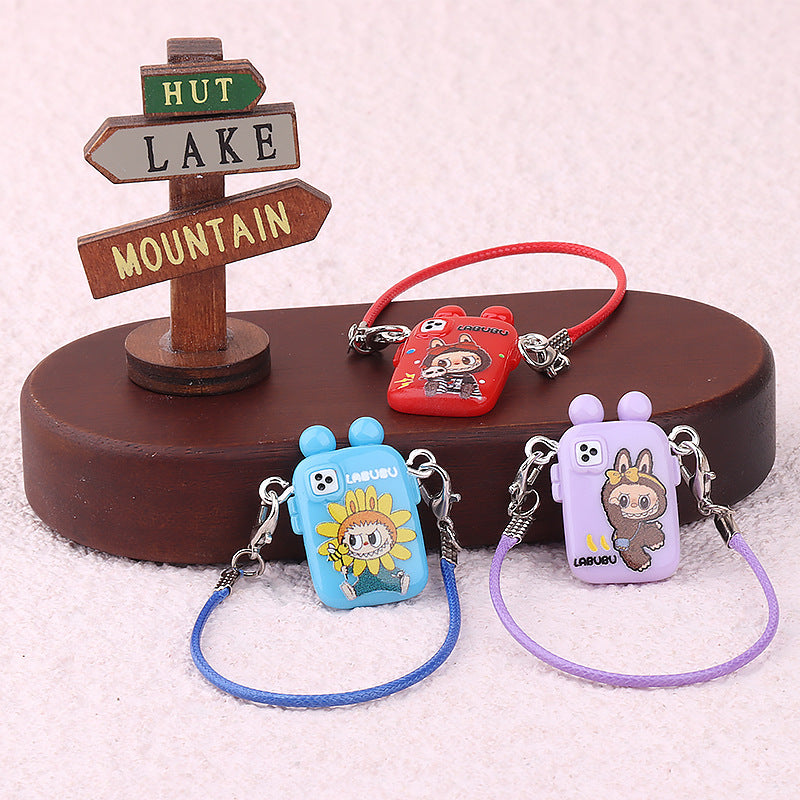 Wholesale Cute cartoon mini phone case doll accessories