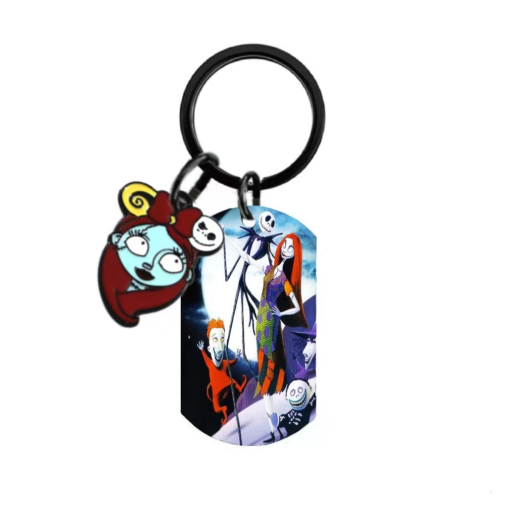 Wholesale Halloween Cartoon Anime Stainless Steel Keychains ACC-KC-JinZhu010