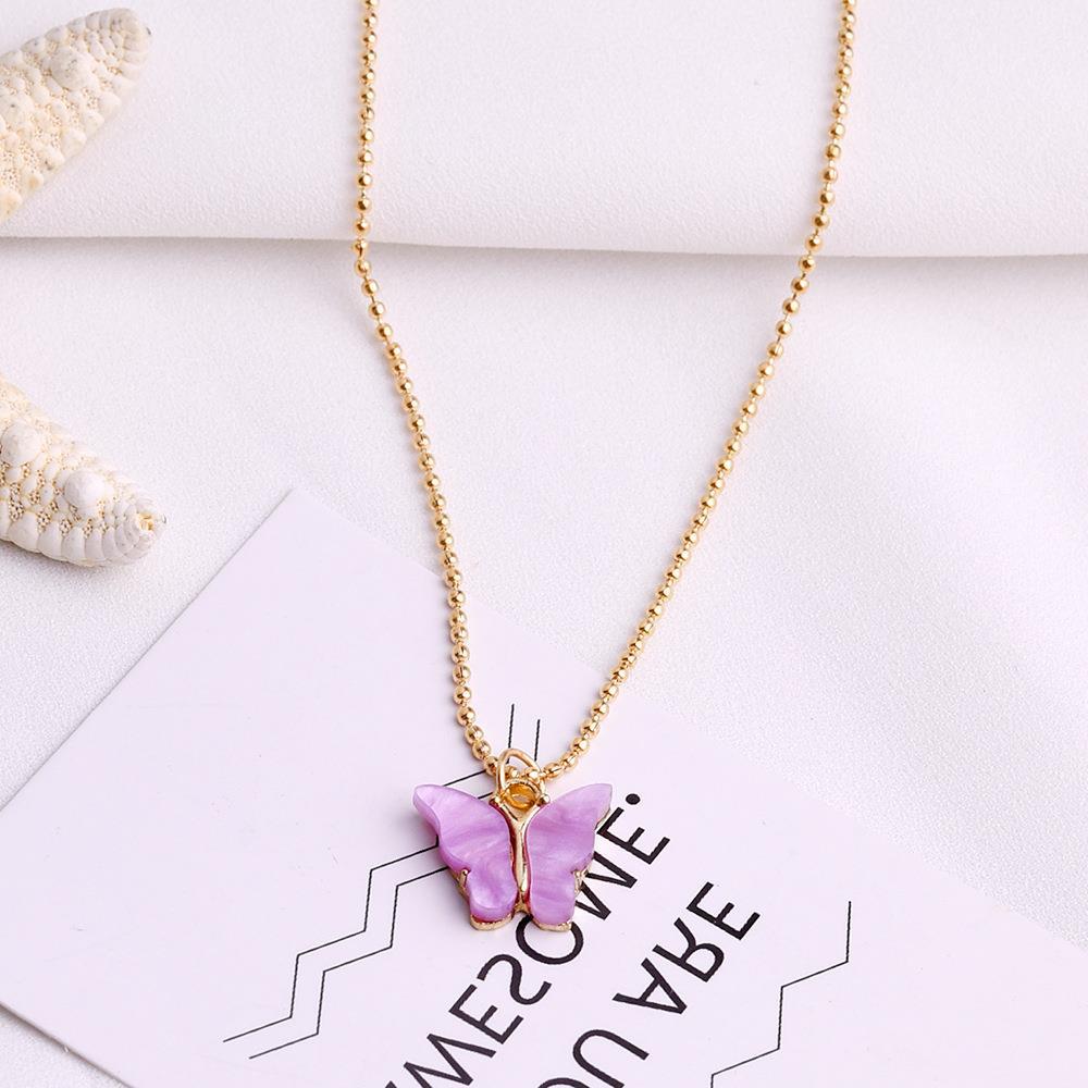 Wholesale Multicolor Butterfly Earrings Necklace ACC-NE-Gaot002