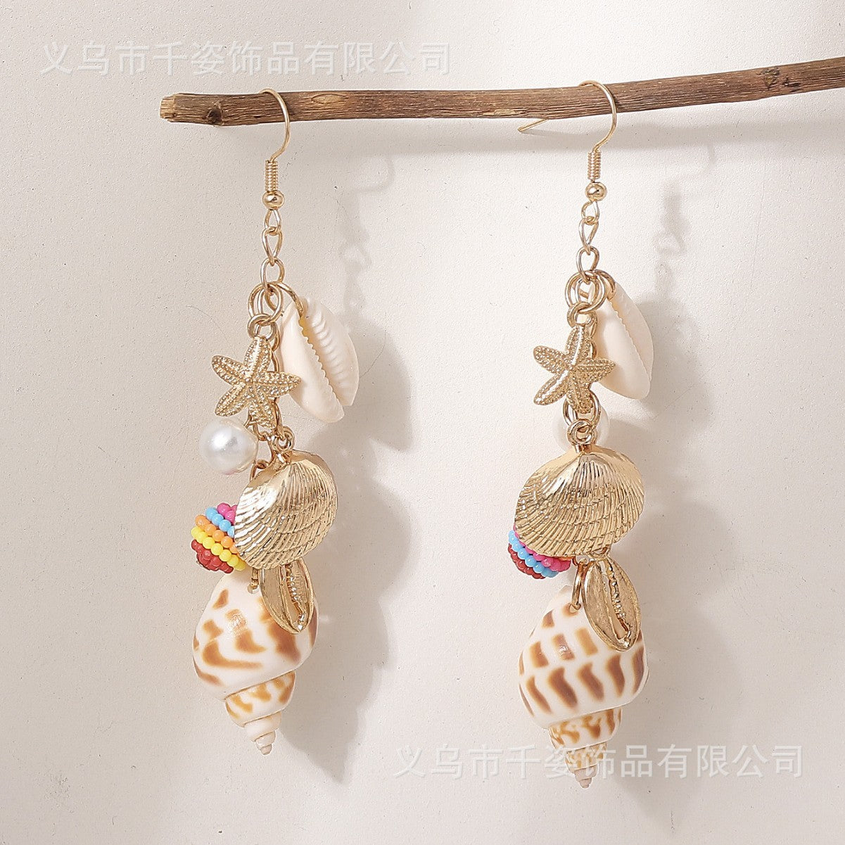 Wholesale Shell earrings Bohemian ocean style earrings