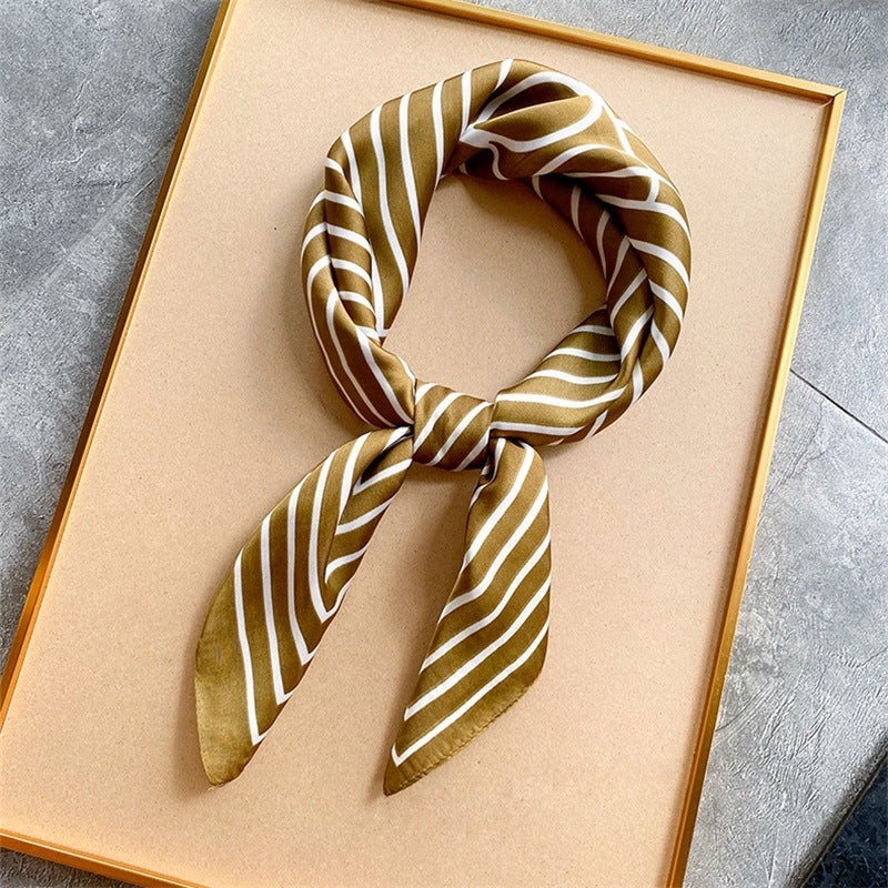 Wholesale  Autumn Stylish Silk f 70* 70cm Large Square  Scarf