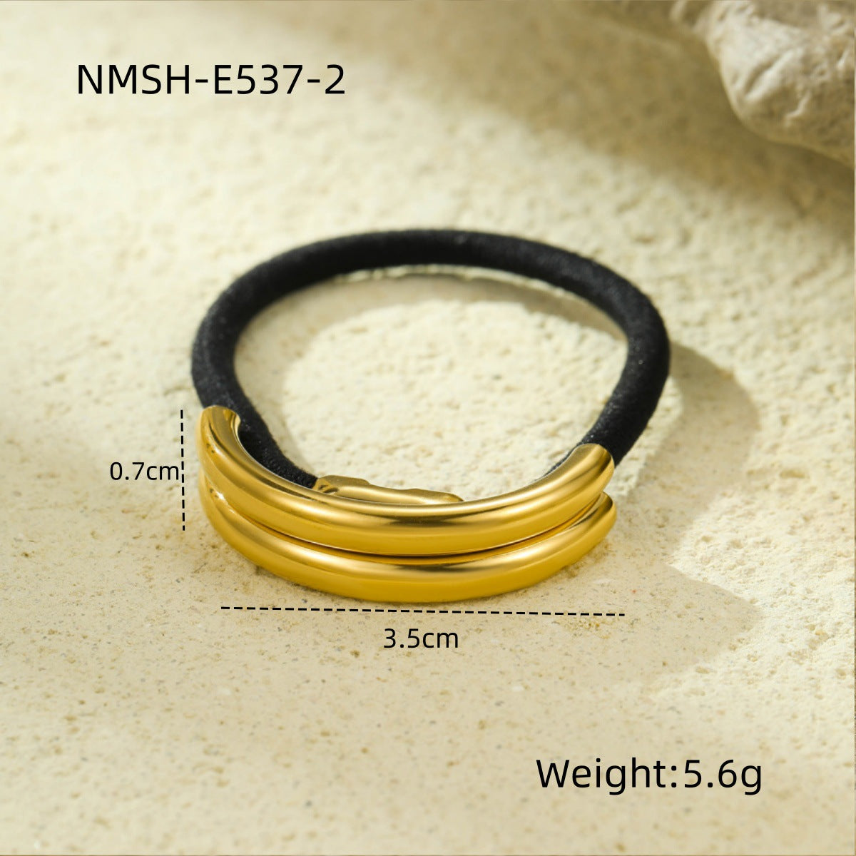 Wholesale Titanium Steel Multi-layer Arc Hair Rope Hair Scrunchies