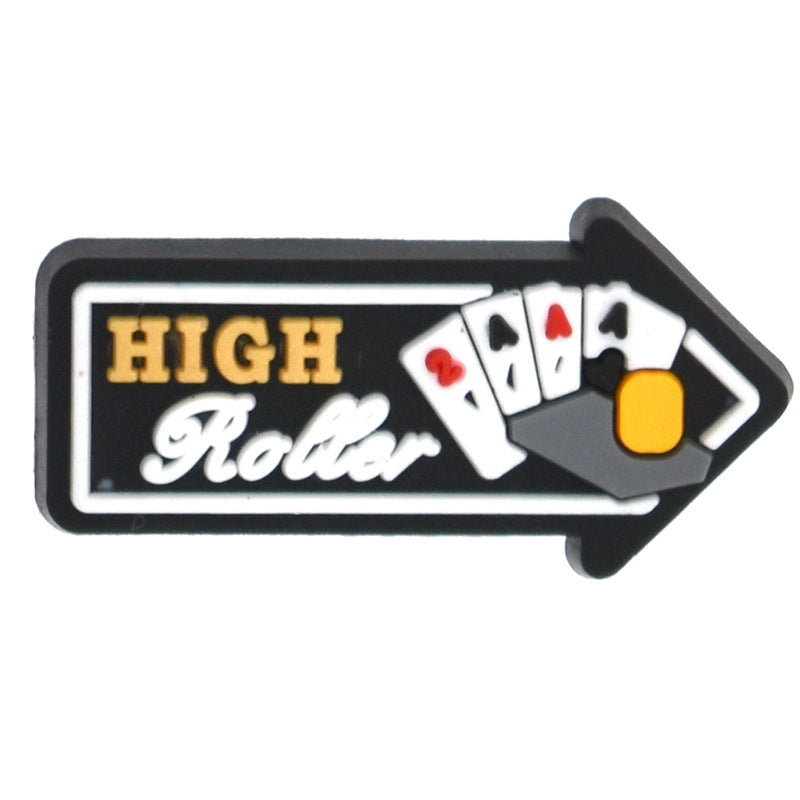 Wholesale Random 100pcs Las Vegas Series Shoes Accessories Shoes Charms