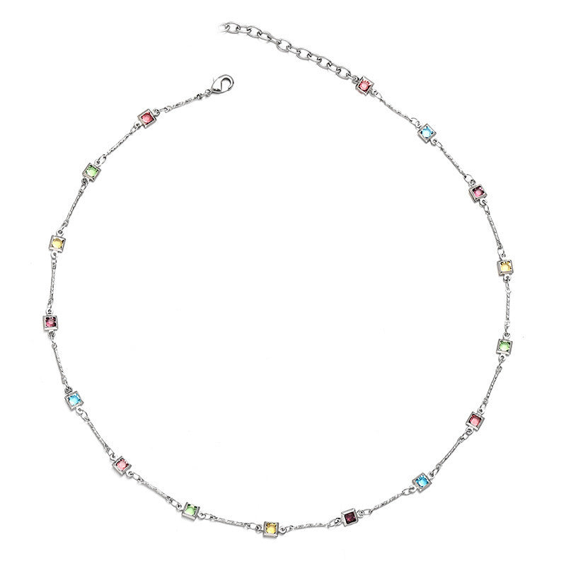 Wholesale Summer colorful beaded necklace for women