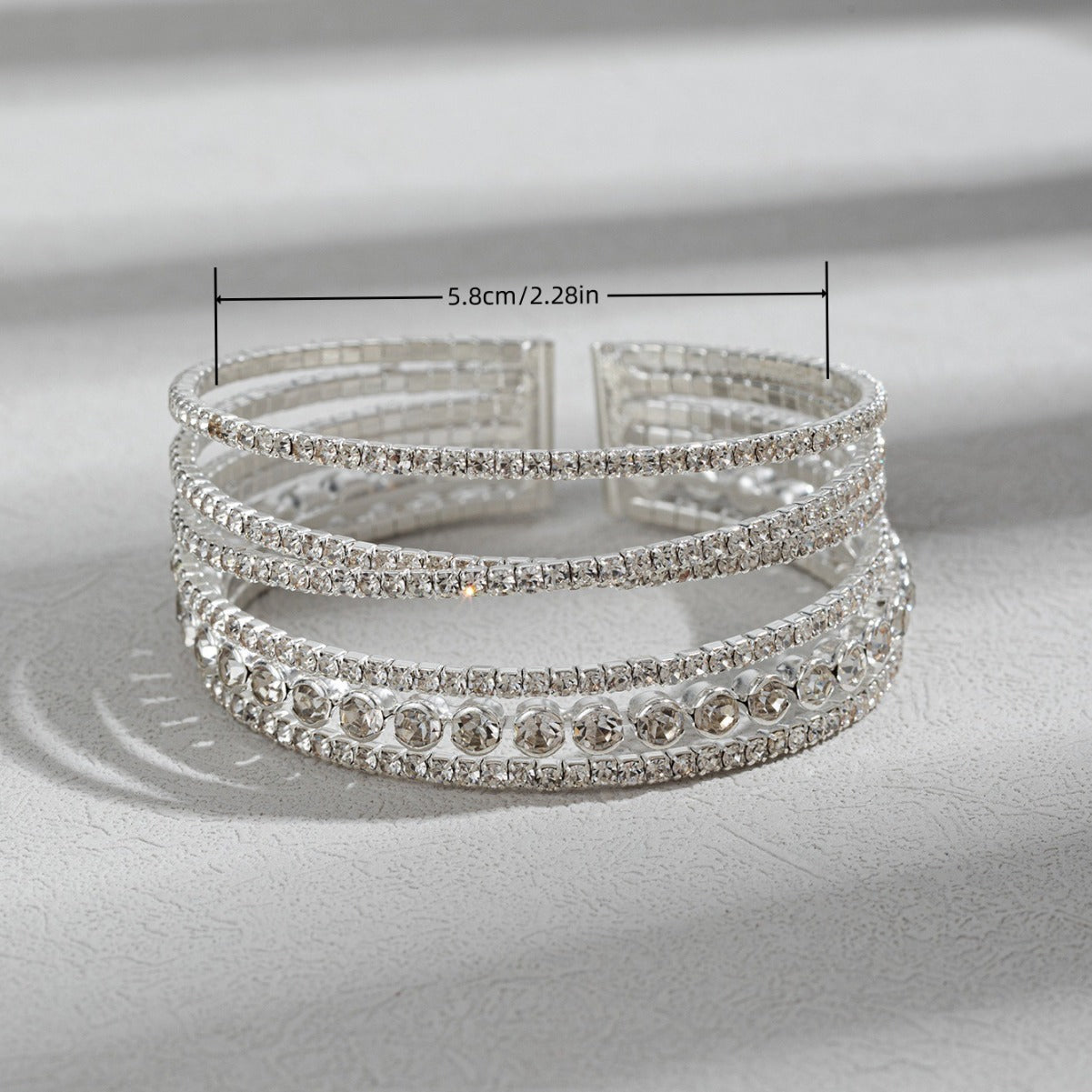 Wholesale rhinestone stretch diamond bracelet