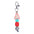 Wholesale Christmas Silicone Bead Accessories Pendant Creative DIY Silicone Wrist Keychain