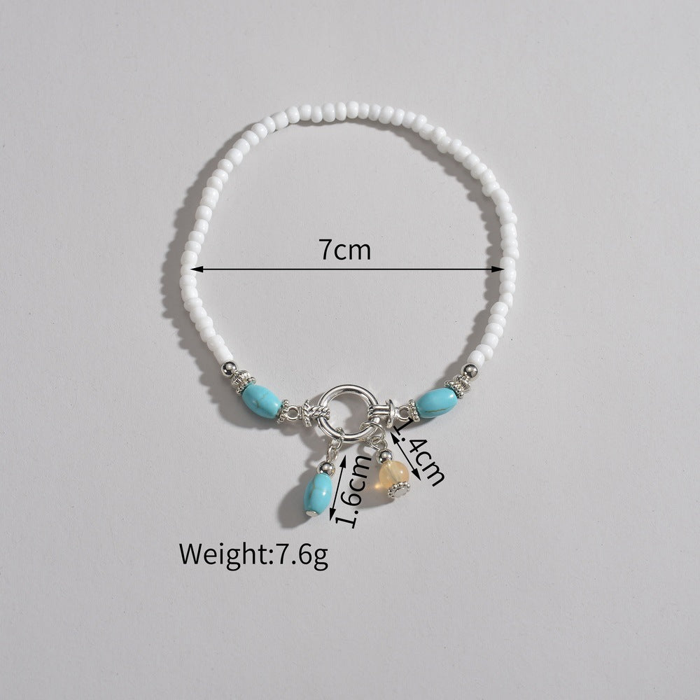 Wholesale Bohemian Literary Retro Style Simple Anklet