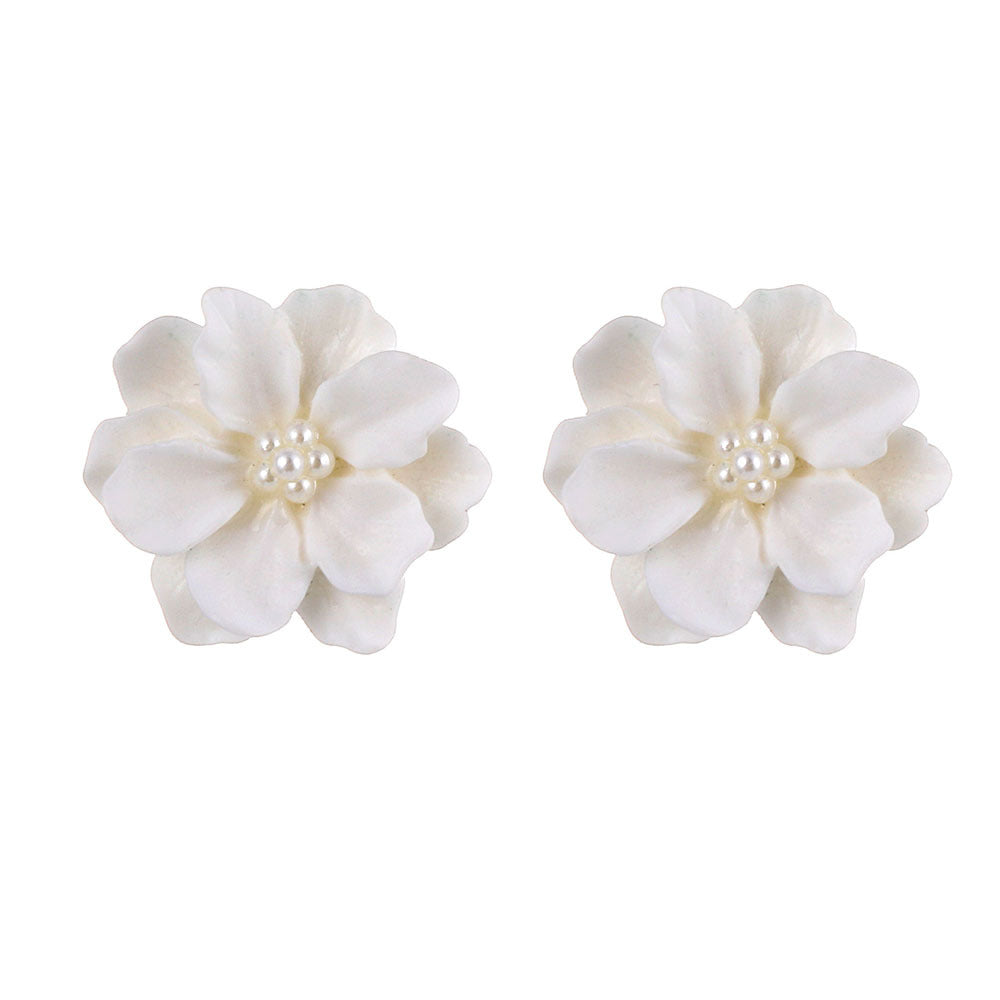 Wholesale  long flower drops earrings