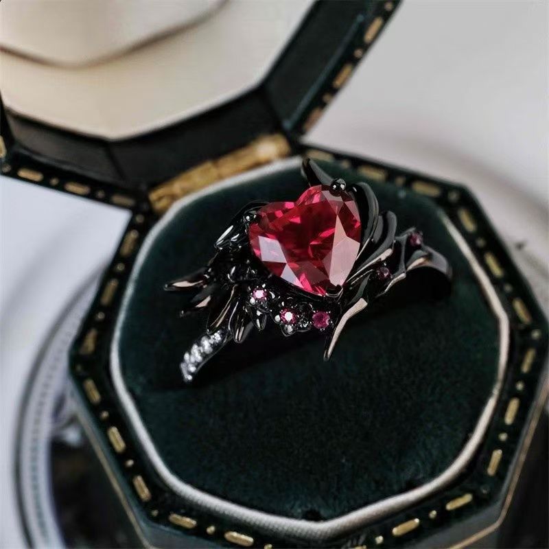 Wholesale  Angel Wings Love Diamond Index Finger Ring