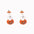 Wholesale Halloween earrings pumpkin element micro diamond oil niche funny earrings