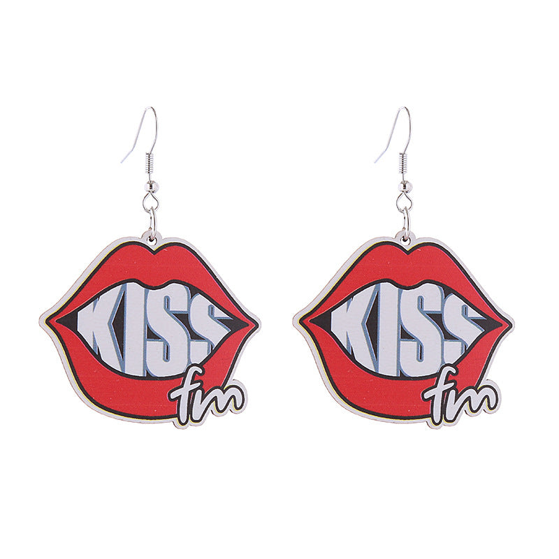 Wholesale Valentine's Day Pink Series Love Hot Air Balloon Earrings ACC-ES-ChouT001